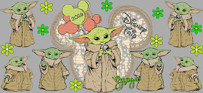 16oz Disney style-D-1225